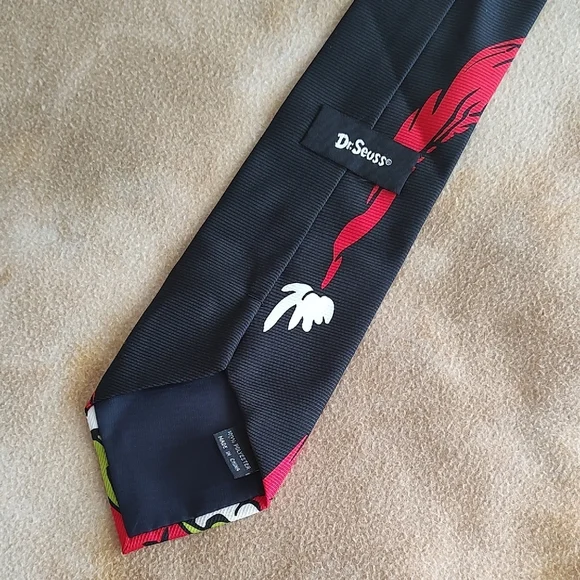 Dr. Seuss Enterprises Vintage Grinch Tie 4" Circa 1990s - Picture 3 of 5